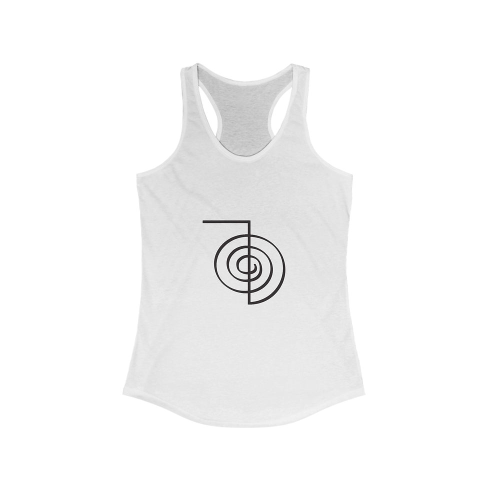 Thumbnail: Cho Ku Rei, Reiki Power Symbol, Racerback Tank for Women