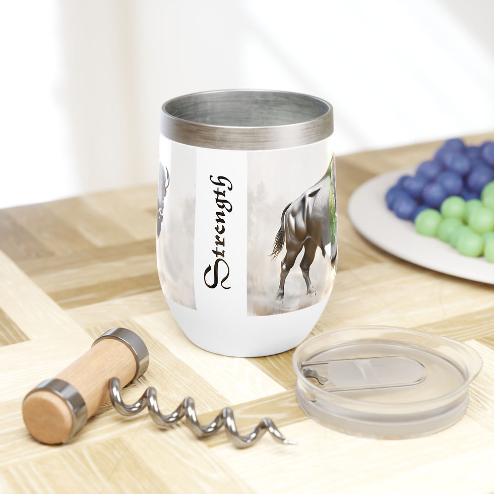 Thumbnail: Buffalo Strength Tumbler — Coffee, Water, Wine Cup