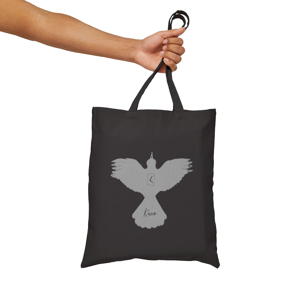 Thumbnail: Kano/Kenaz (Opening) Rune Symbol Tote Bag- “Light”