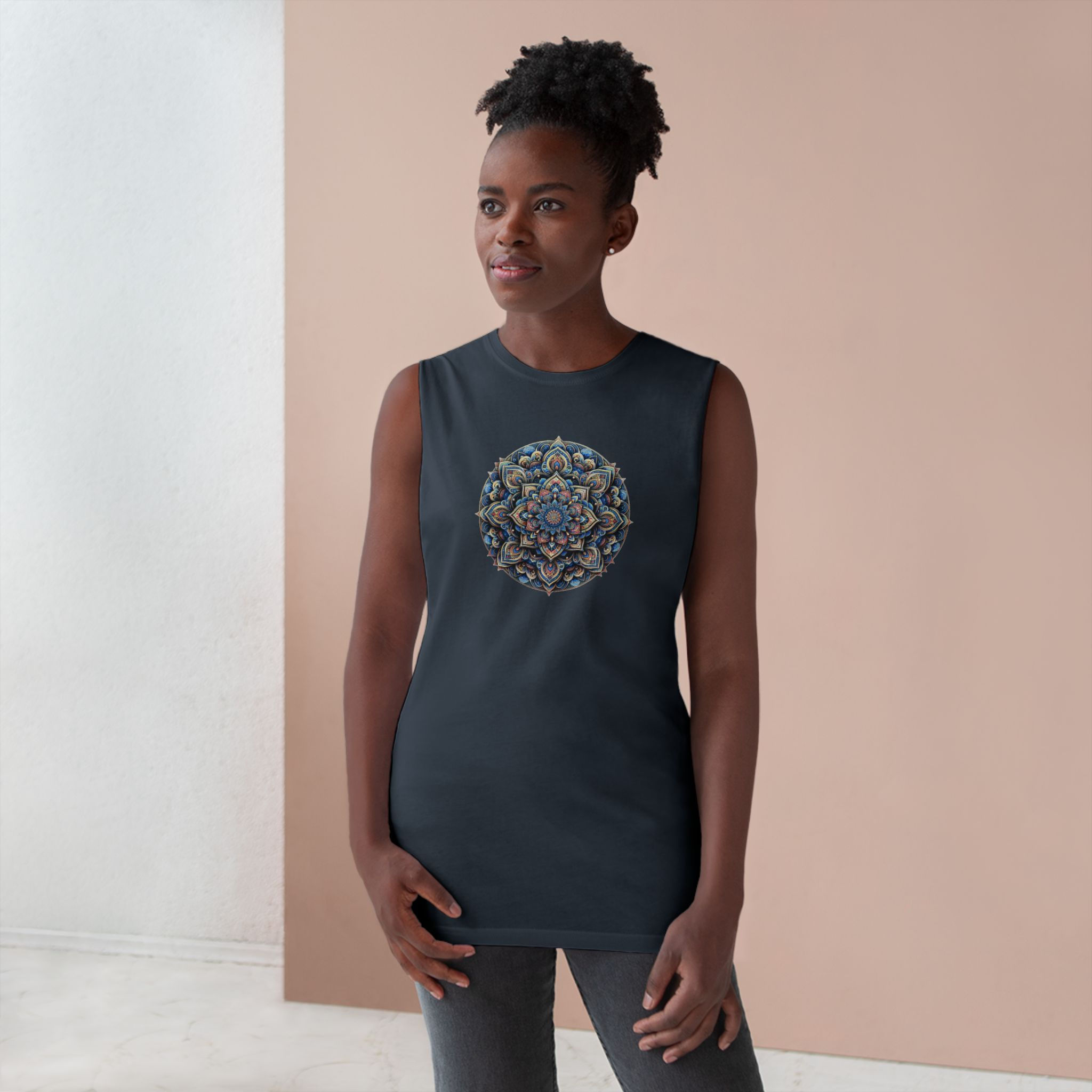 Mandala Design Tank Top - Bohemian Style