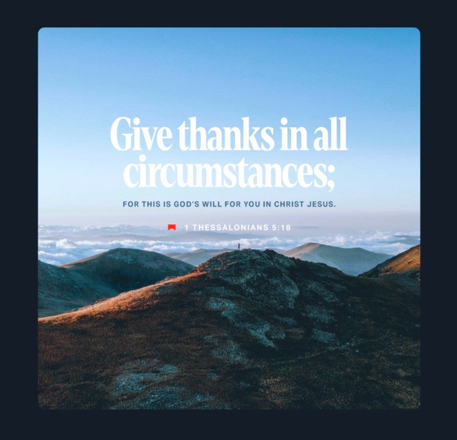 Give Thanks.
