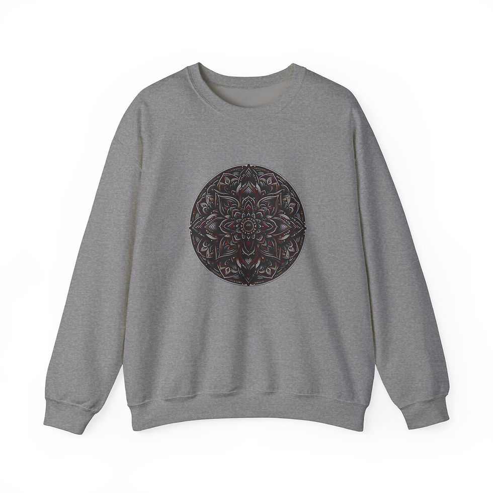 Thumbnail: Mandala Unisex Heavy Blend™ Crewneck Sweatshirt