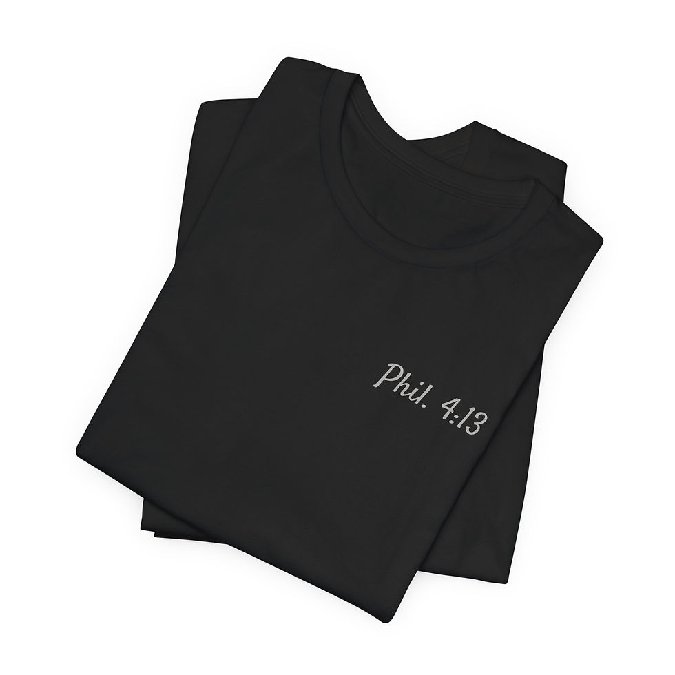 Thumbnail: Phil. 4:13 Scripture Tee - Simple Design