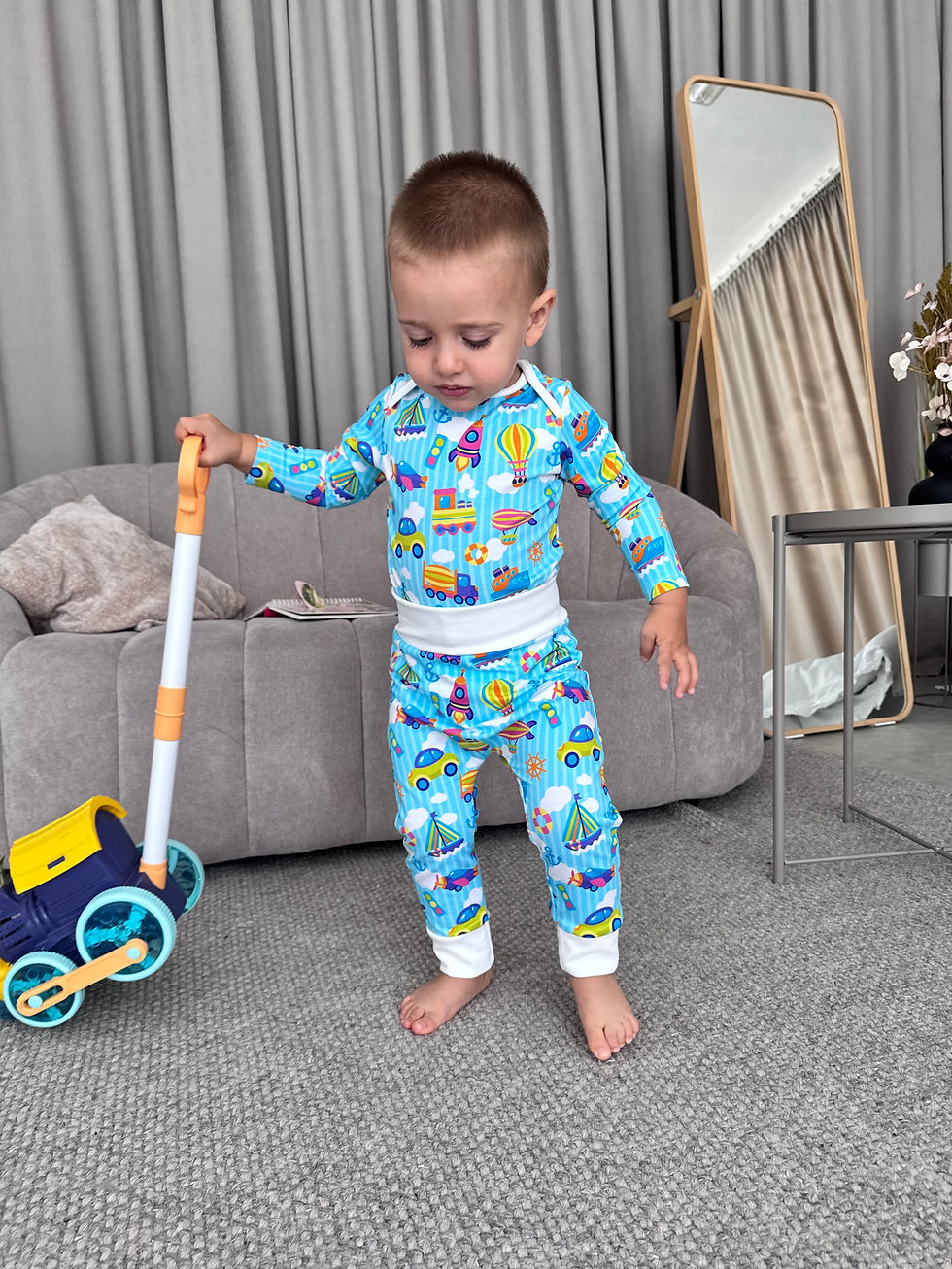 Бебешки комплект „Транспорт“ (плат Gentle Touch)