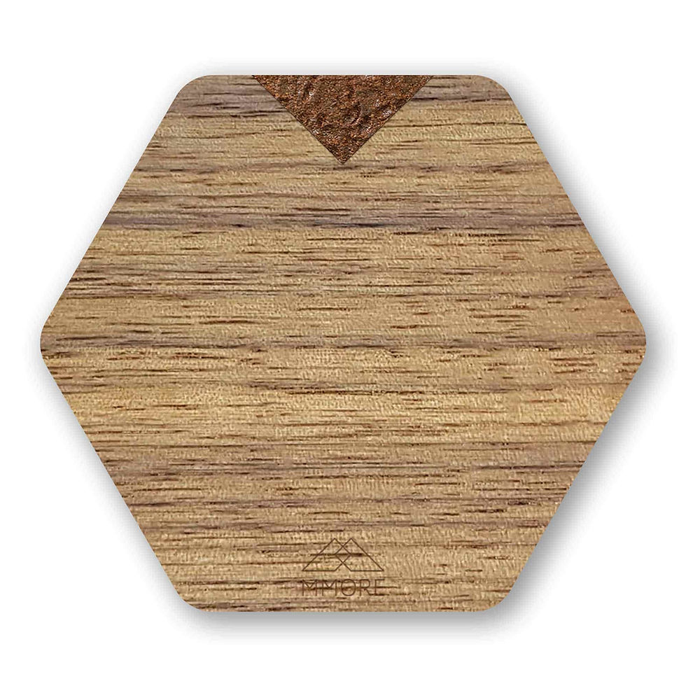 Thumbnail: Wooden Coasters - American Walnut / Set of 4 Coasters