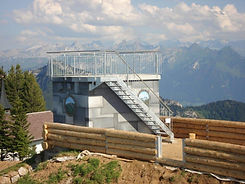 Geländer und Treppe Arche, Rigi Scheideg