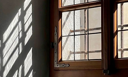 Van Ruysdael glas in Pellonda Biasca, Zwitserland 1587