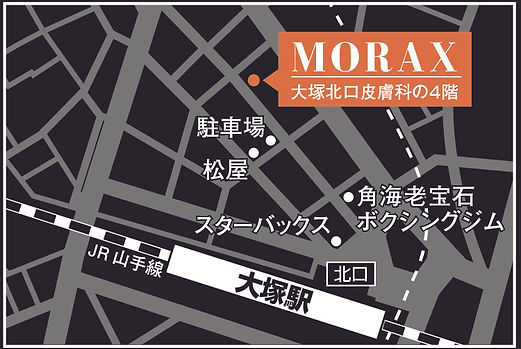 大塚のパーソナルジムMORAXの地図