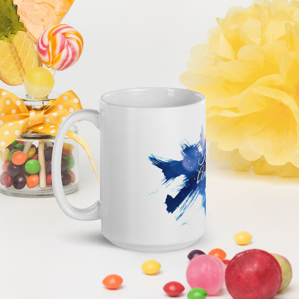 Thumbnail: "Kingdom Ambassador" Blue design White glossy mug
