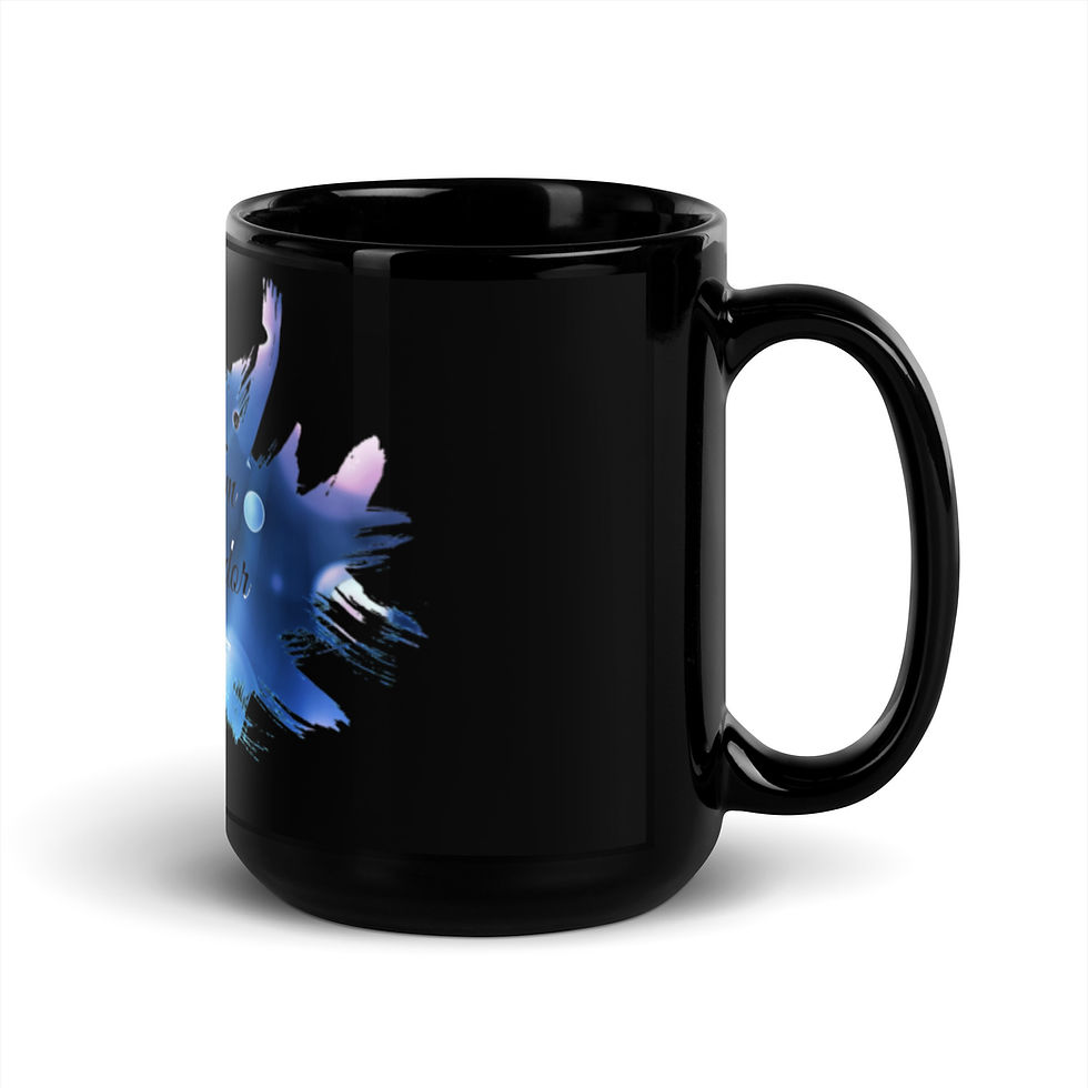 Thumbnail: "Kingdom Ambassador" Blue design Black Glossy Mug