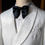 Hình thu nhỏ: Bộ Tuxedo Trắng Họa Tiết Hoa Chìm Sang Trọng (phụ kiện miễn phí)