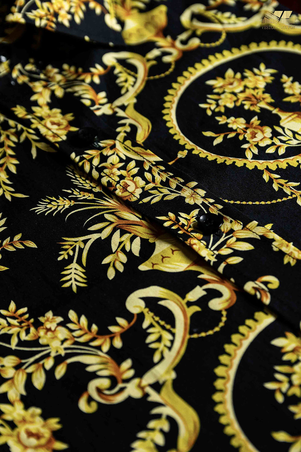 Thumbnail: Sơ Mi Nam May Đo Cao Cấp Họa Tiết Baroque Nero