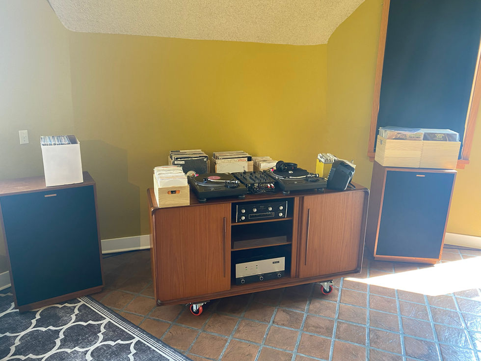 Inside DJ setup at Overshine