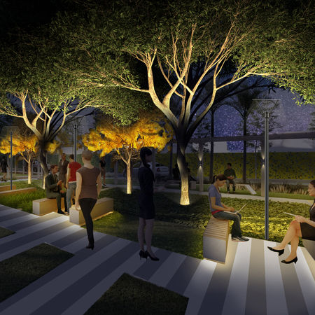 PEGADAIAN TOWER Special Lighting Design