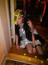 victim sitting up