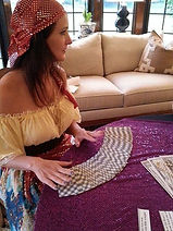 foreteller waiting to read your fortune.