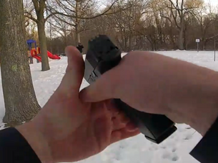TPS officer draws firearm as others taser man who is backing away from them