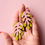 Thumbnail: Wakame Hoops in Matcha + Pink