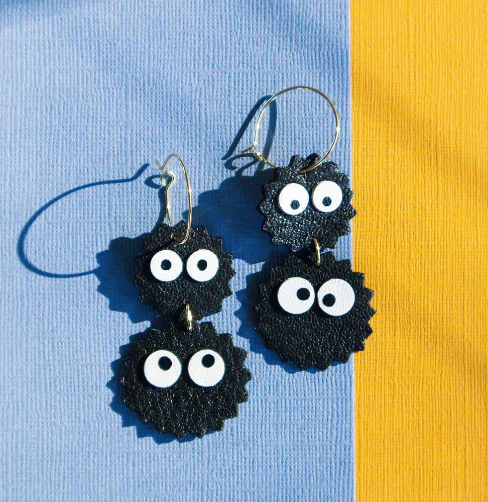 Thumbnail: Soot Sprite Earrings - Double Decker