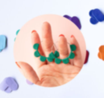 Solid Colour Daisy Hoops DIY Kit