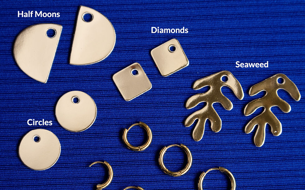 Thumbnail: Gold Lamé Charms