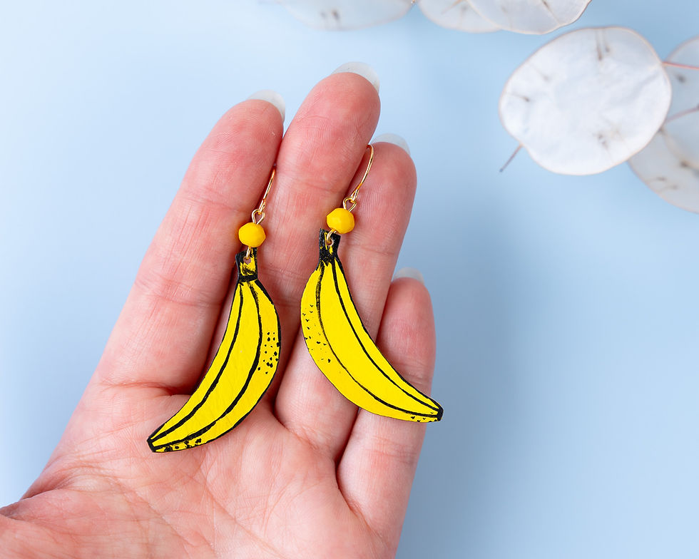 Thumbnail: Banana Earrings!