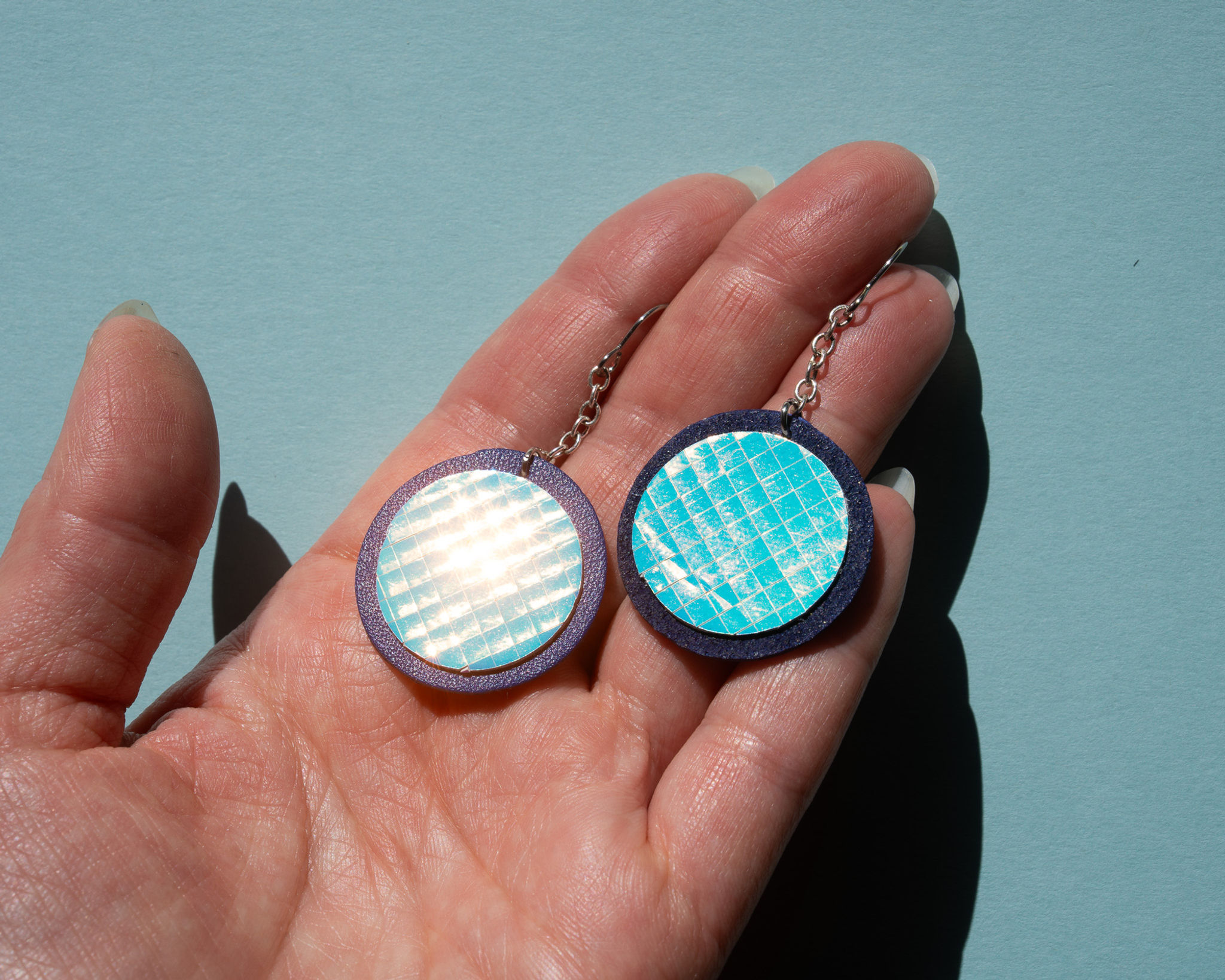 Double-Sided Disco Ball Earrings