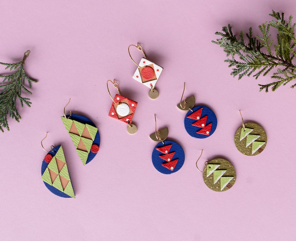 Patchwork Mosaic Earrings Workshop