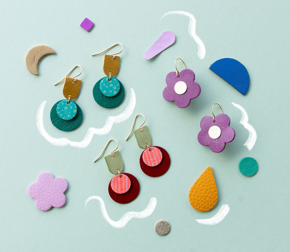 More is More Geometric Earrings Workshop