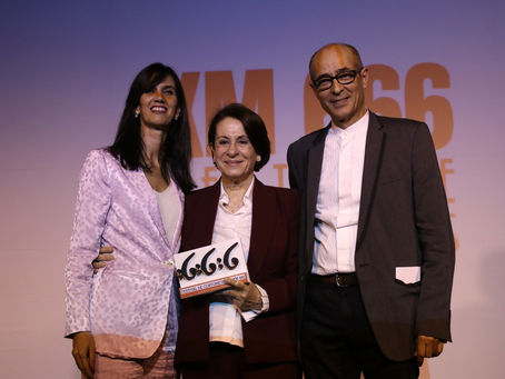 Mariana Cordero recibe el Premio especial IV Festival de Cortometrajes Km 666 en su ciudad natal, Villafranca de los Barros