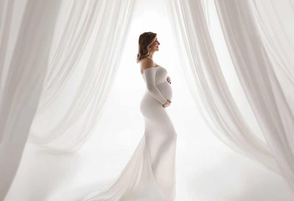 Babybauch Shooting Composition edle Schwangerschaftsfotografie