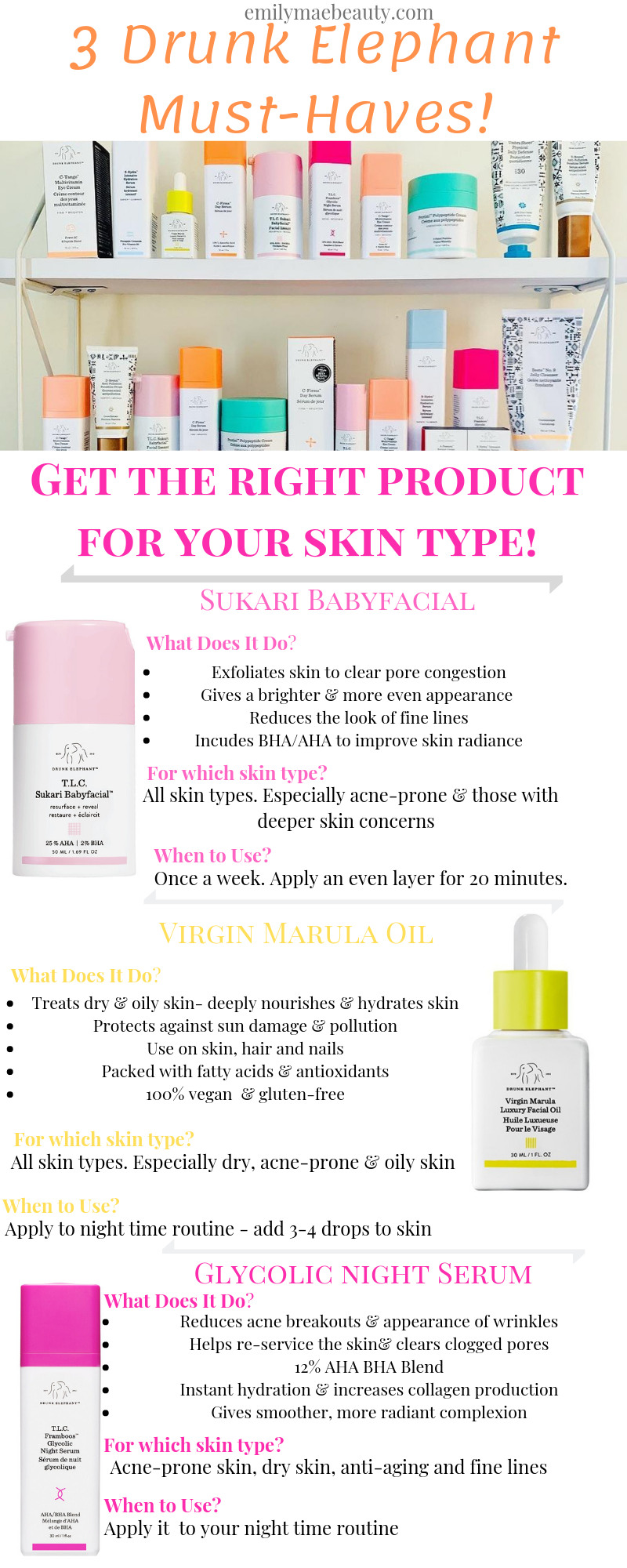 drunk elephant for acne prone skin