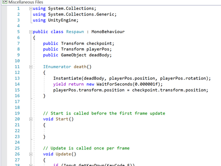 Planning and research into gameplay