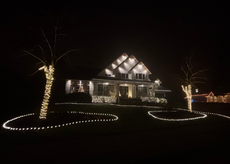 Christmas light installation project South Surrey & White Rock