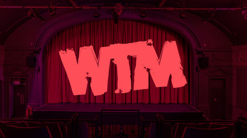 Worthing Theatres and Museum logo on the curtain background