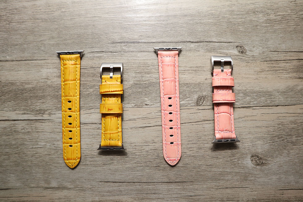 Thumbnail: Apple Watch Alligator Grain Leather Watch Strap