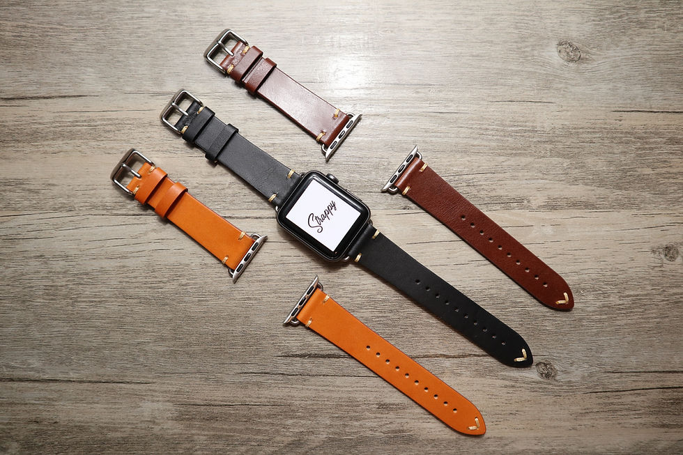縮圖：Apple Watch Vintage Premium Leather Strap