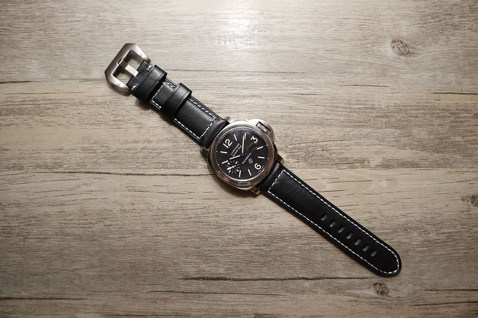 Thumbnail: Vintage Highley Genuine Leather Watch Strap