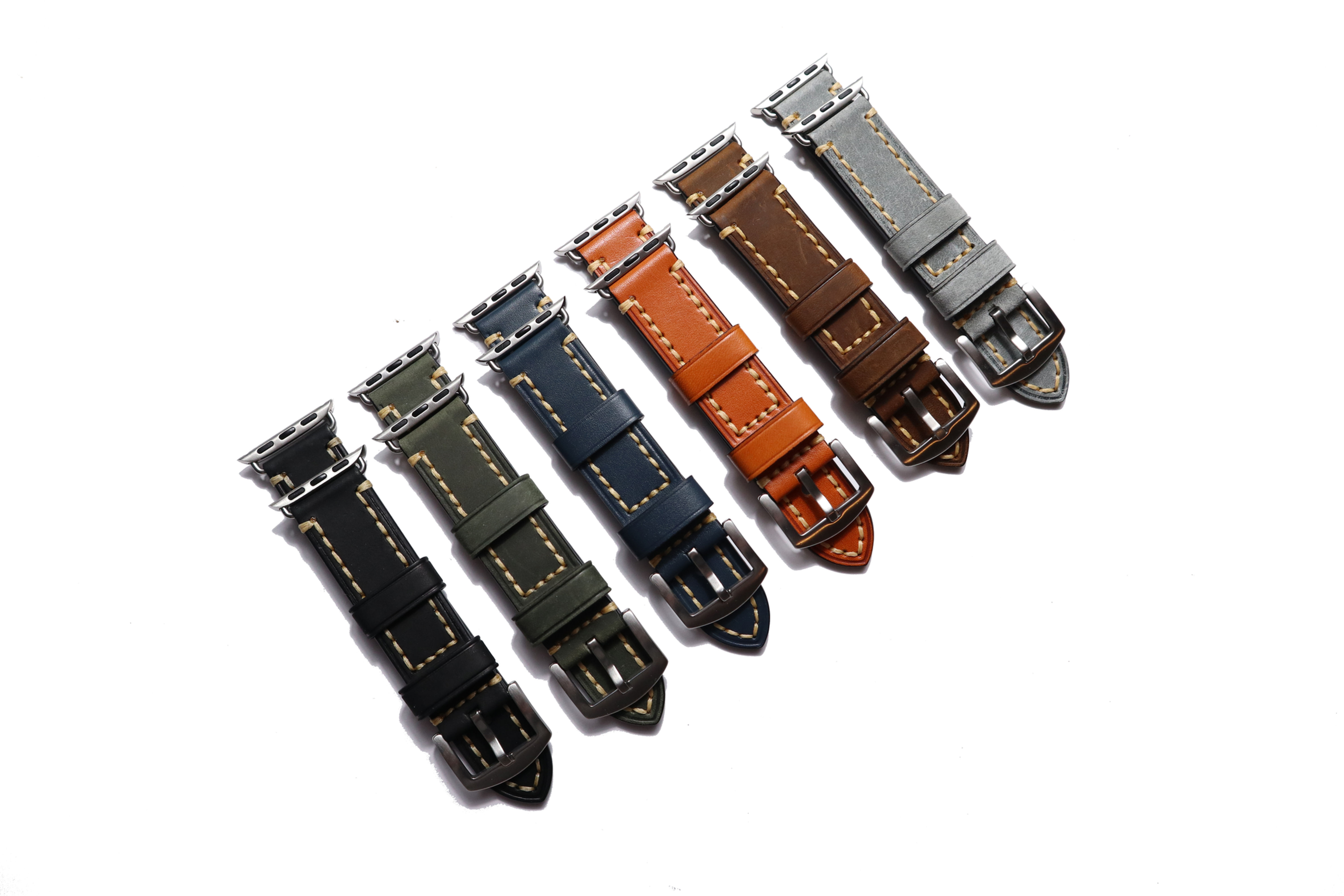 Apple Watch Handmade Classy Leather Strap with Stitching