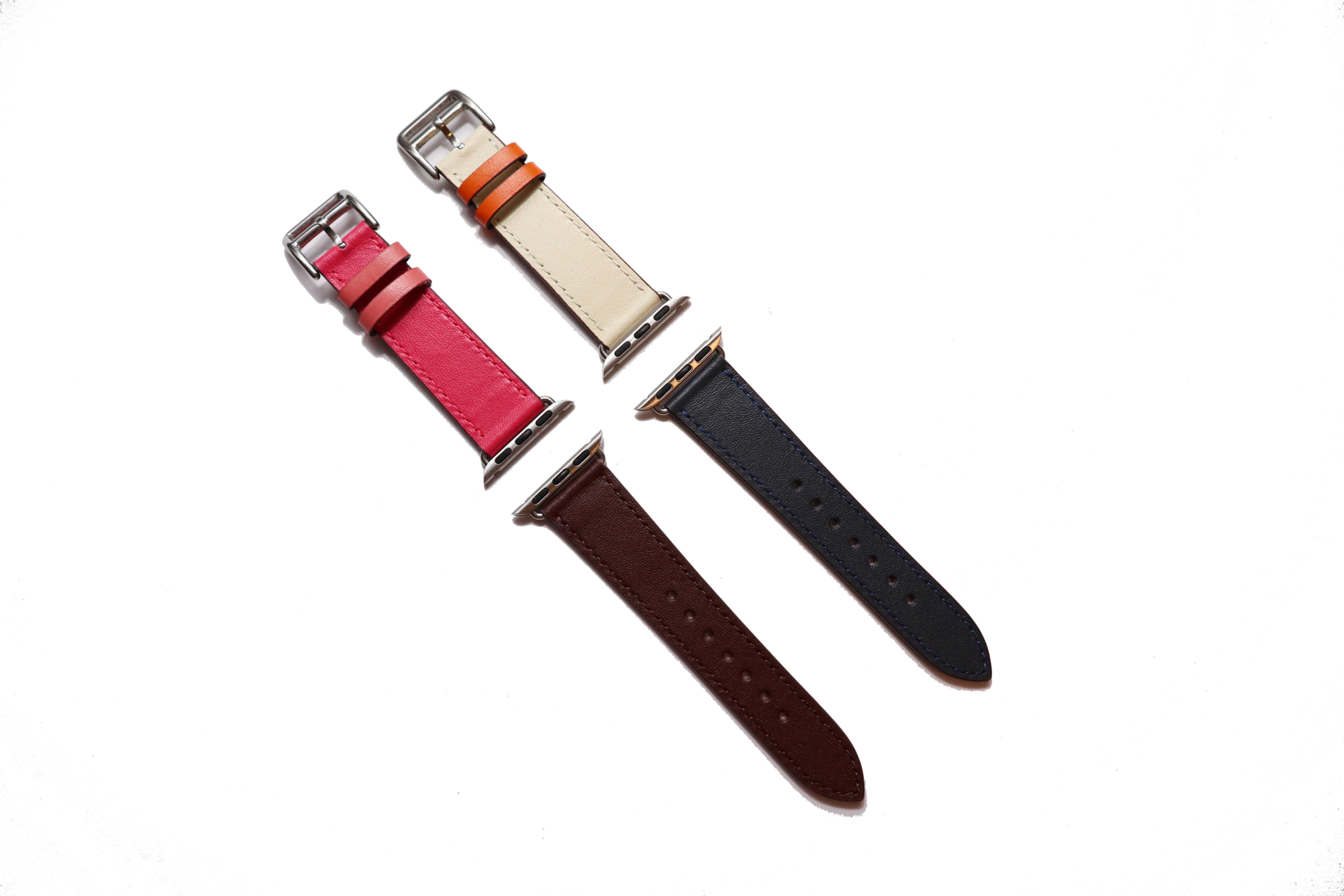 Apple Watch Girth Buckle Leather Strap (Match Colour)