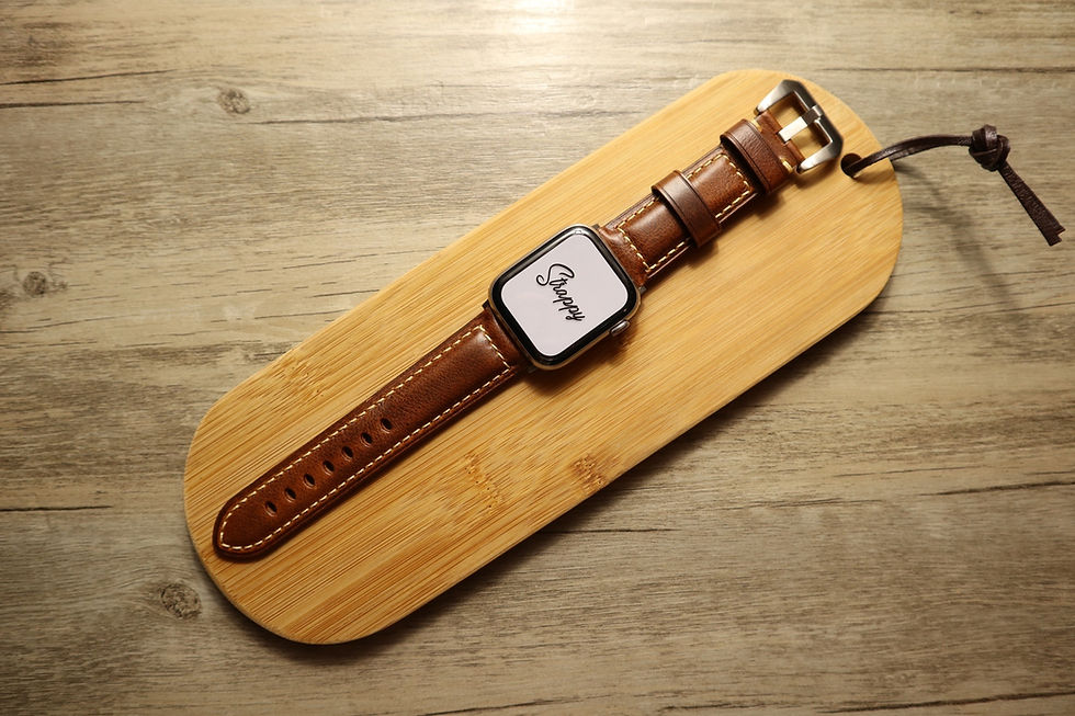 Thumbnail: Apple Watch Oiled Vintage Leather Strap