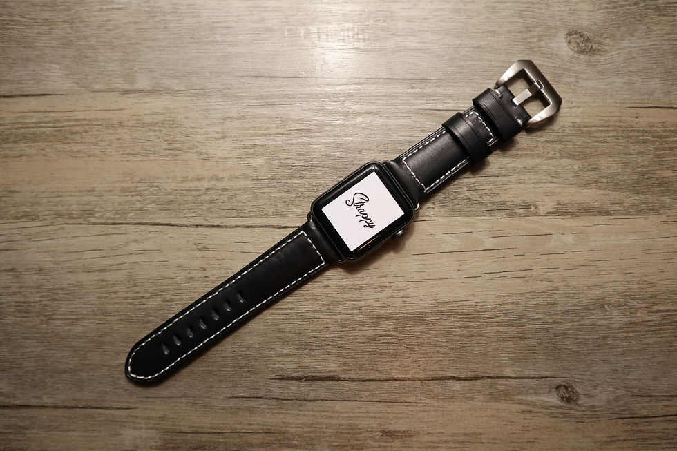 Thumbnail: Apple Watch Vintage Highley Genuine Leather Watch Strap