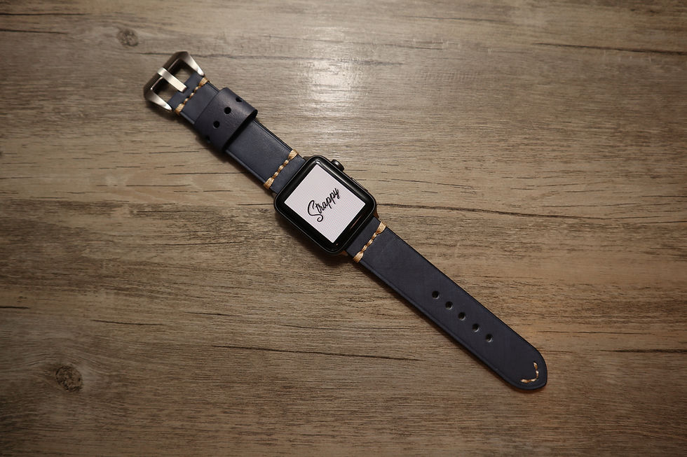縮圖：Apple Watch Simple Handmade Leather Strap