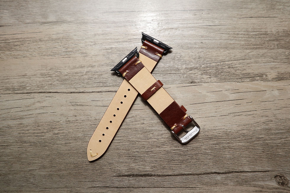 縮圖：Apple Watch Vintage Premium Leather Strap