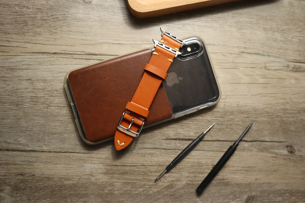縮圖：Apple Watch Vintage Premium Leather Strap