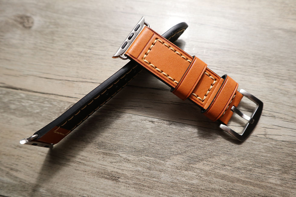 縮圖：Apple Watch Leather Chunky Strap
