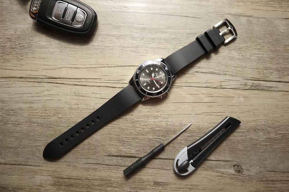 縮圖：Italian Rubber Watch Strap