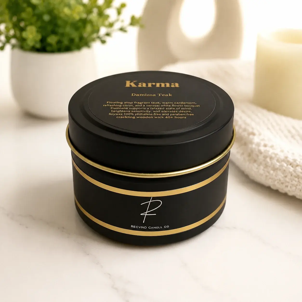 4oz TIN CANDLE