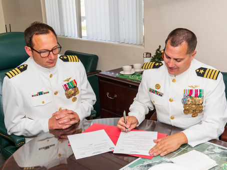 Captain Perkins flies the nest, welcomes Captain Lee