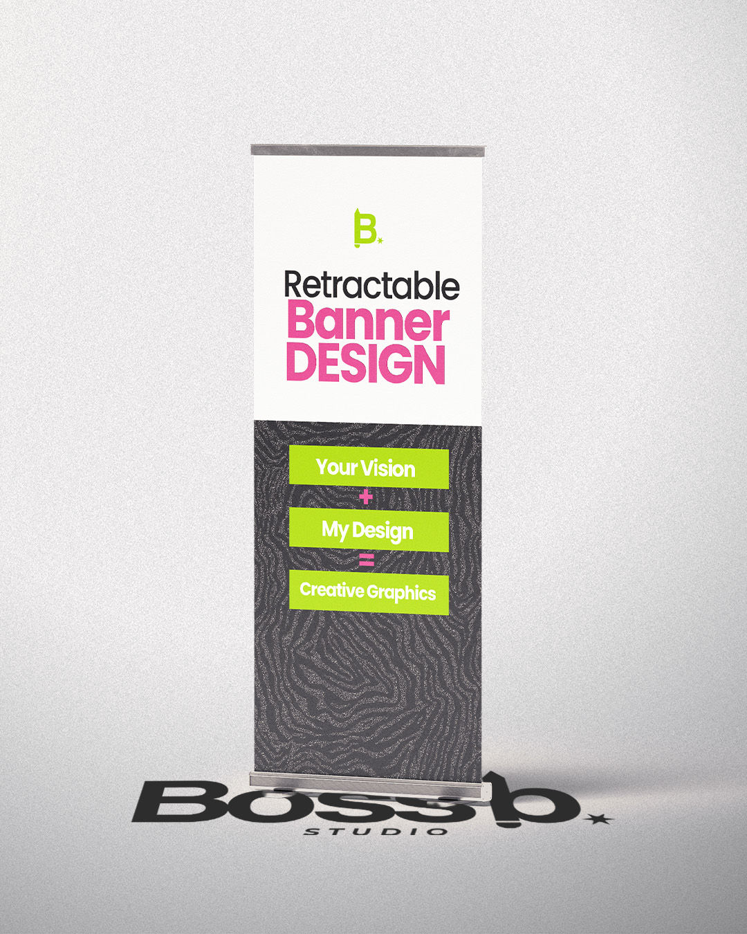 Retractable banner design